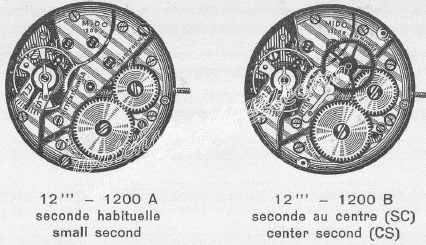 Mido 1200A, Mido 1200B