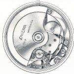 Enicar AR 166 D watch movements 1