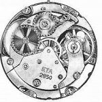 ETA 2858 watch movements